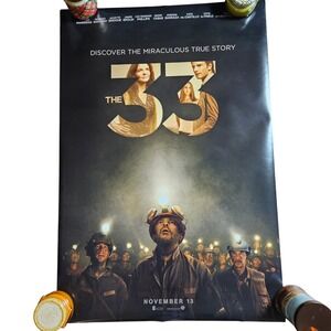 The 33 2015 Promo Movie Poster 27x40 Antonio Banderas Rodrigo Santoro J. Binoche